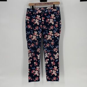 Gap slim city fit Floral Print Pants 0